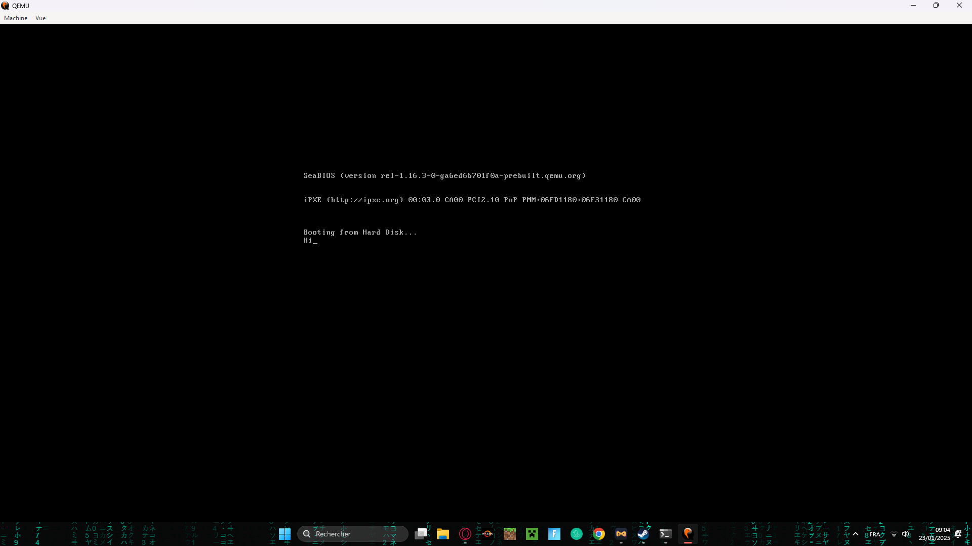 Projet HexaOS visuel